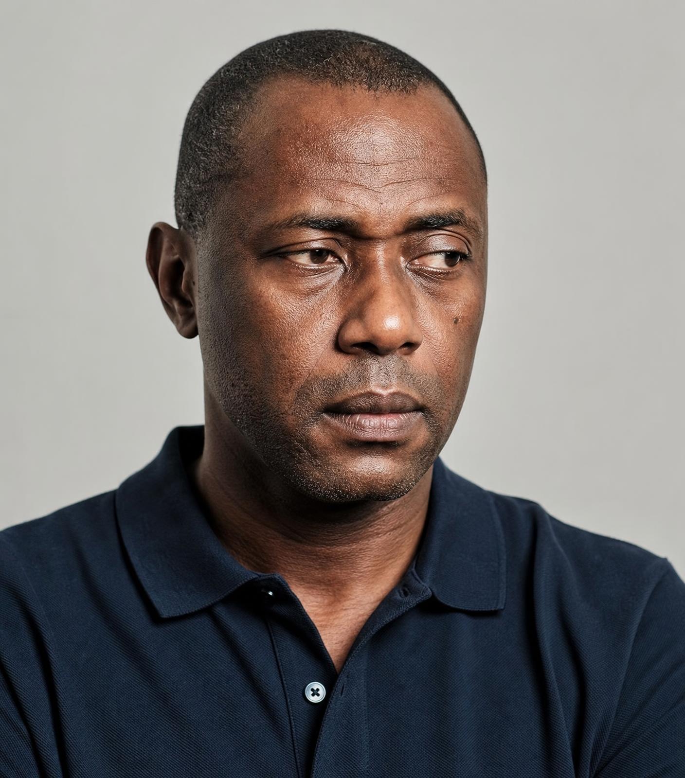 Homme ivoirien confiant et serein